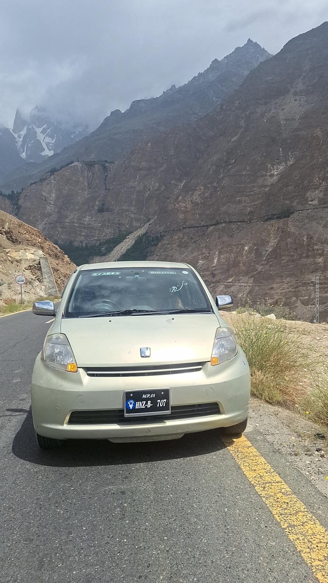 Toyota Passo Car for rent in Hunza